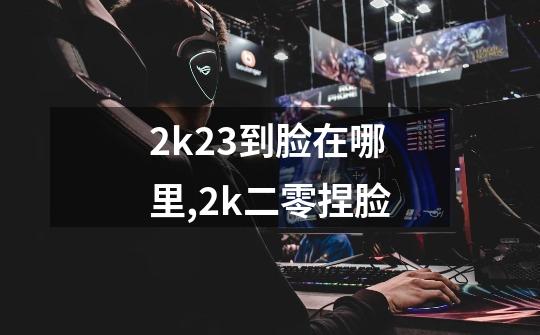 2k23到脸在哪里,2k二零捏脸-第1张-游戏相关-智辉科技