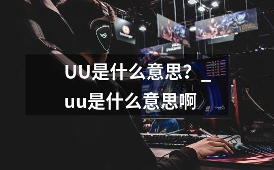 UU是什么意思？_uu是什么意思啊-第1张-游戏相关-智辉科技