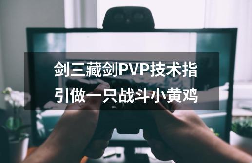 剑三藏剑PVP技术指引做一只战斗小黄鸡-第1张-游戏相关-智辉科技