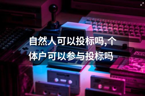 自然人可以投标吗,个体户可以参与投标吗-第1张-游戏相关-智辉科技