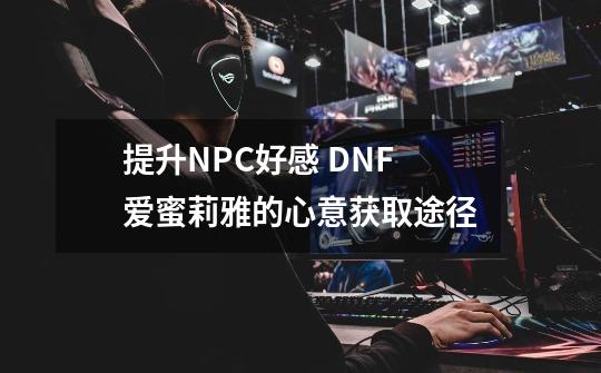 提升NPC好感 DNF爱蜜莉雅的心意获取途径-第1张-游戏相关-智辉科技