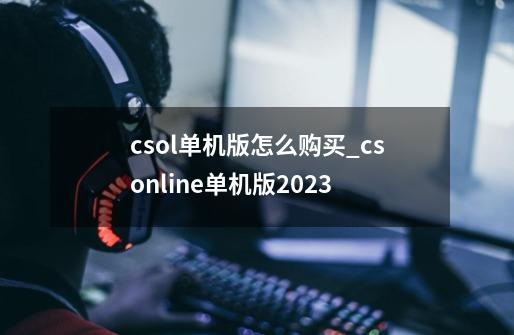 csol单机版怎么购买_csonline单机版2023-第1张-游戏相关-智辉科技